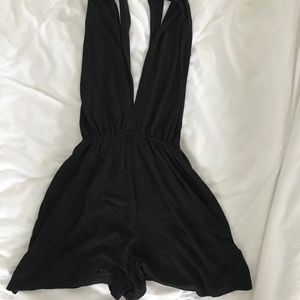 Pull&Bear Black Tank Romper